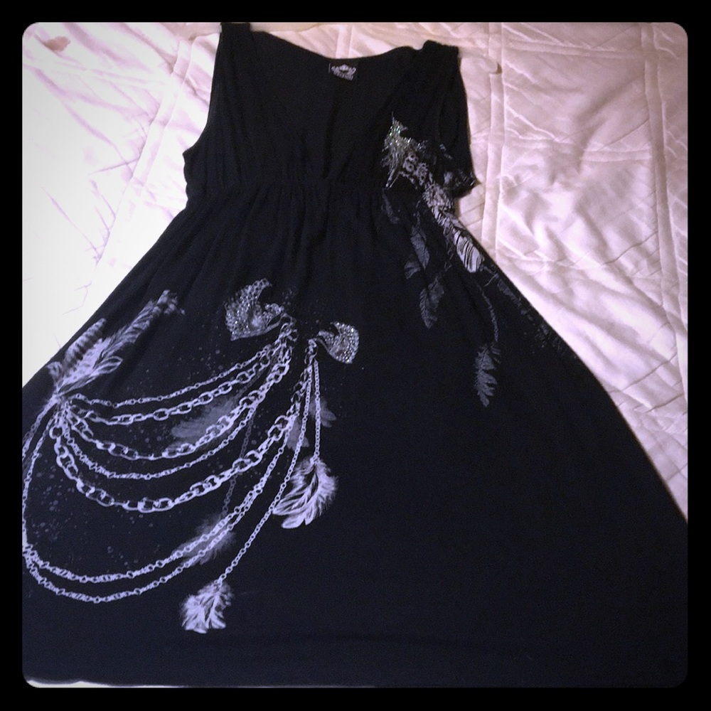 Boutique style Tshirt material dress M